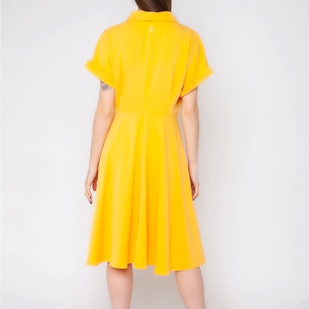 Wedtrend Like New Yellow Midi Dress — image 5 of 5